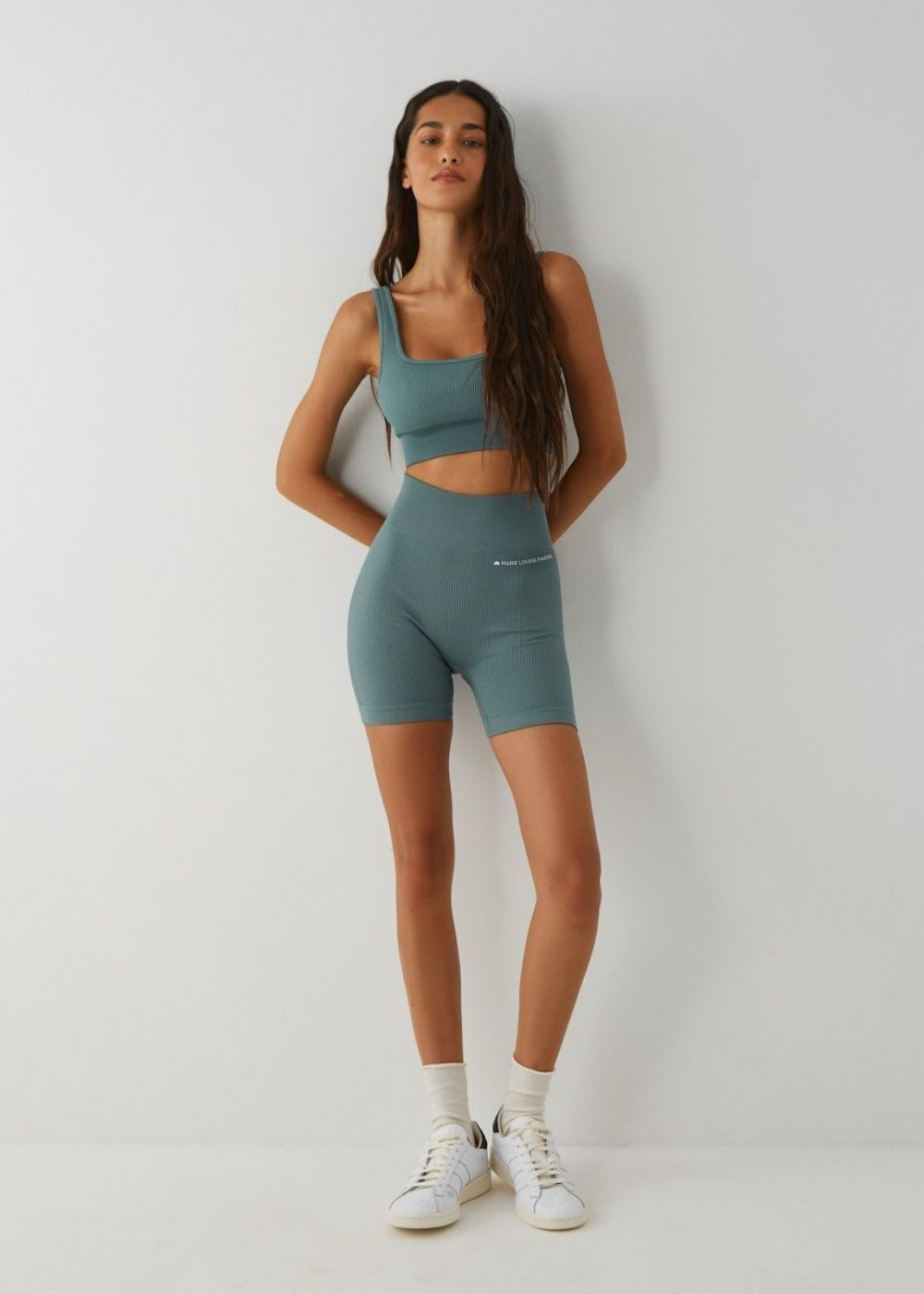 Ensemble Biker - FitBasic - Bleu 2.0 - Vente Finale