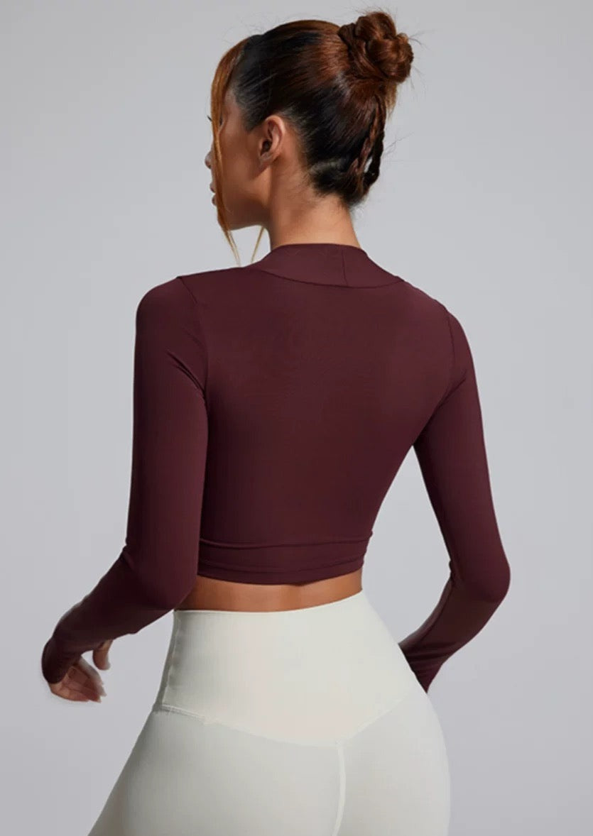 Tee-shirt Manche Longue - Brassière intégrée - Lola