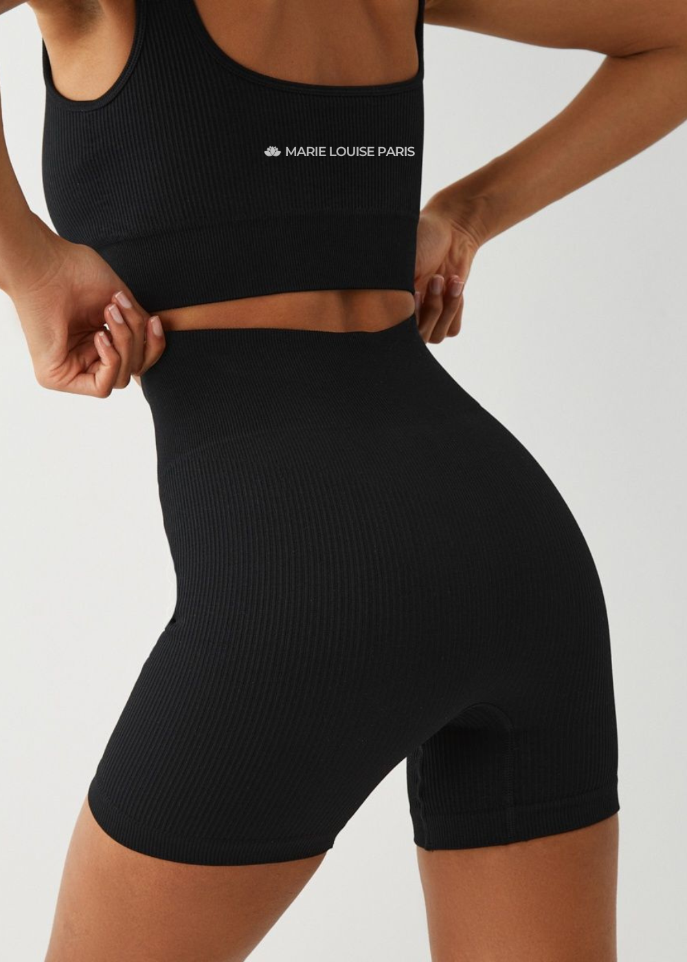 Ensemble Biker - FitBasic - Noir 2.0 - Vente finale